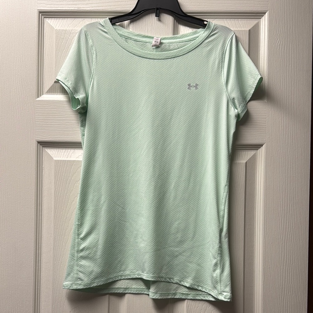 Under Armour Green Fitted Short Sleeve T-Shirt